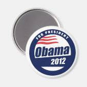 Obama 2012 magnet (Vorderseite/Rückseite)