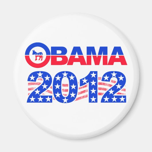 OBAMA 2012-Magnet Magnet (Vorne)