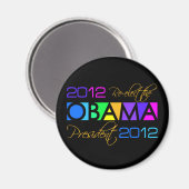 OBAMA 2012-Magnet Magnet (Vorderseite/Rückseite)