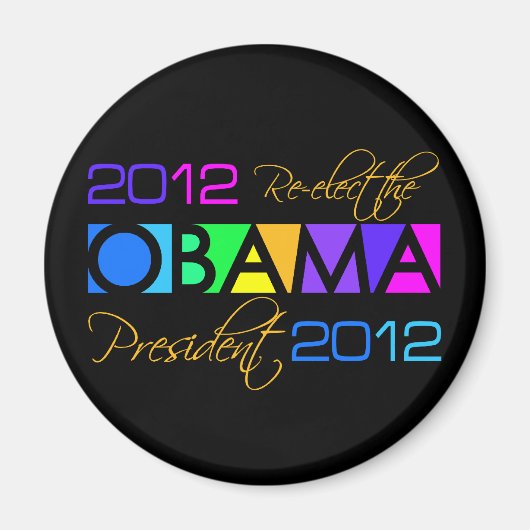 OBAMA 2012-Magnet Magnet (Vorne)