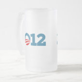 Obama 2012 mattglas bierglas (Vorderseite Links)