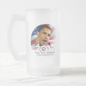 Obama 2012 mattglas bierglas (Links)