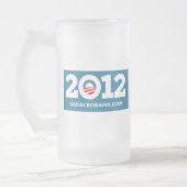 Obama 2012 mattglas bierglas (Links)