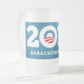 Obama 2012 mattglas bierglas (Vorderseite Links)