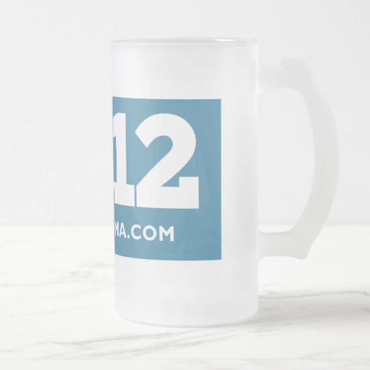 Obama 2012 mattglas bierglas (Rechts)