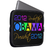 OBAMA 2012 Notebook-Hülle Laptopschutzhülle (Vorne Rechts)