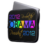 OBAMA 2012 Notebook-Hülle Laptopschutzhülle (Vorderseite Links)