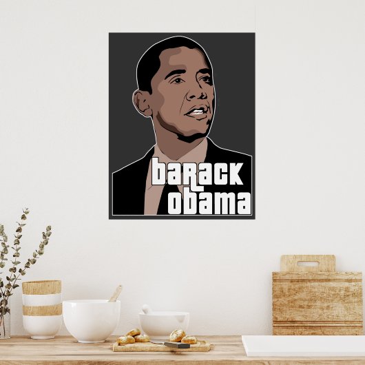 Obama 2012 poster (Küche)