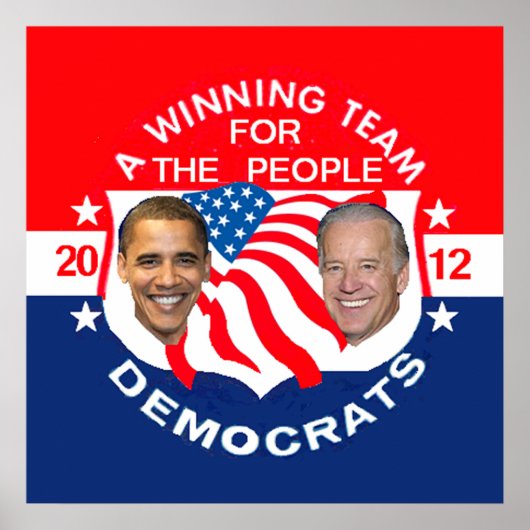 Obama 2012 POSTER Print (Vorne)