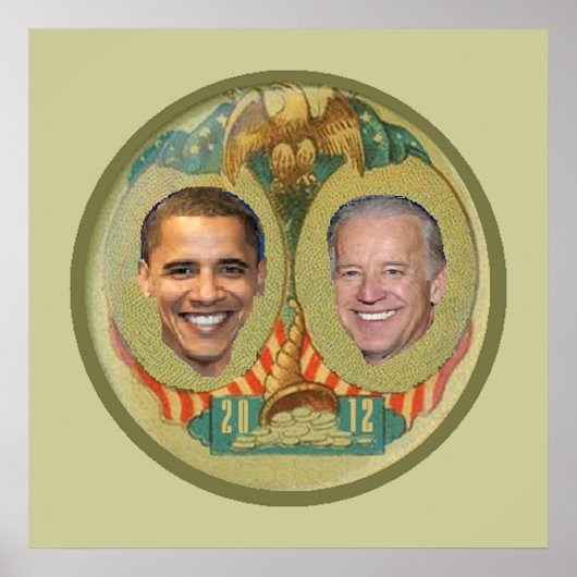 Obama 2012 POSTER Print (Vorne)