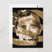 Obama 2012 postkarte (Vorne/Hinten)