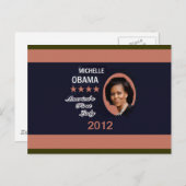 OBAMA 2012 POSTKARTE (Vorne/Hinten)