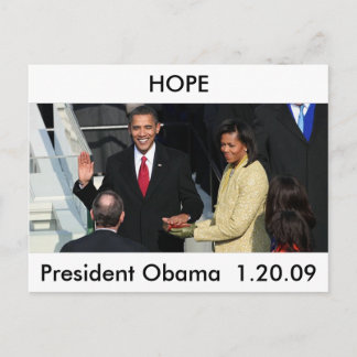 Obama 2012 postkarte