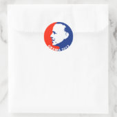 Obama 2012 runder aufkleber (Tasche)