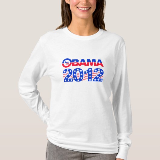 OBAMA 2012 Shirt - Sie wählen Stil & Farbe (Vorderseite)