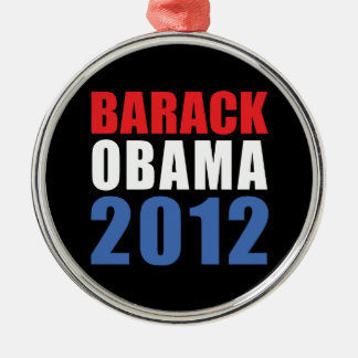 Obama 2012 silbernes ornament