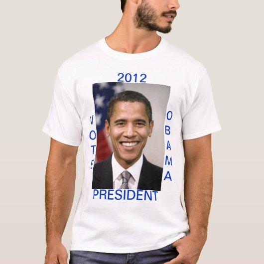 OBAMA 2012 T-Shirt (Vorderseite)