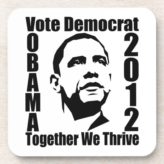 OBAMA 2012 Untersetzer (Vorderseite)