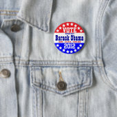 Obama 2012 (Vintage Art) Button (Beispiel)