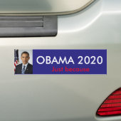 Obama 2020 nur weil autoaufkleber (Auf Auto)