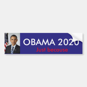 Obama 2020 nur weil autoaufkleber