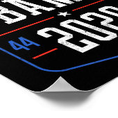 Obama 2028 44 48 Premium Poster (Ecke)