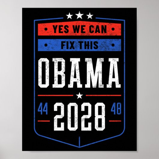 Obama 2028 44 48 Premium Poster (Vorne)