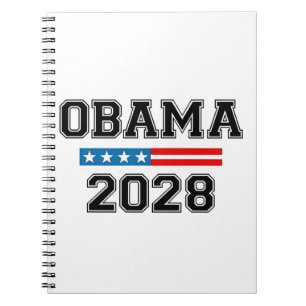 Obama 2028 Demokratie Wahl USA Notizblock