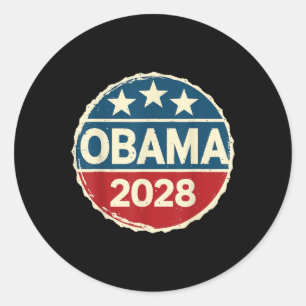 Obama 2028 für die Präsidentschaftswahl politische Runder Aufkleber