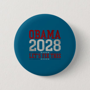 Obama 2028 Lasst uns das in Ordnung bringen Obama Button