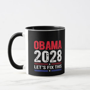 Obama 2028 Lasst uns diese Demokratiewahl USA repa Tasse