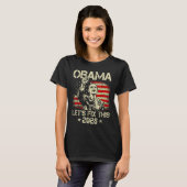 Obama 2028 Let's Fix This Obama 48th President T-Shirt (Vorne ganz)