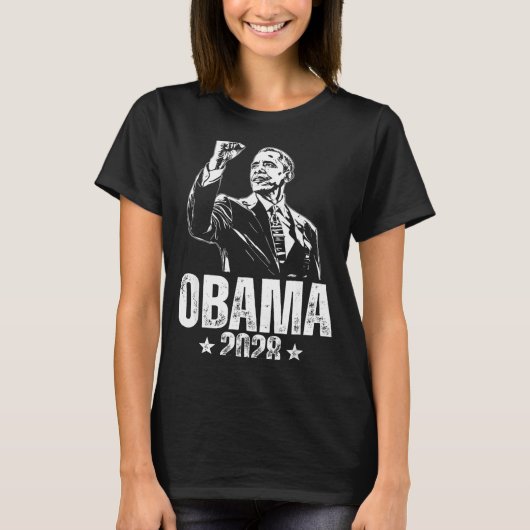 Obama 2028 Let's Fix This Obama 48th President T-Shirt (Vorderseite)