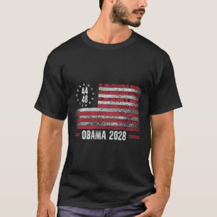 Obama 2028 Retro Vintage US-Flagge Patriotisches P T-Shirt