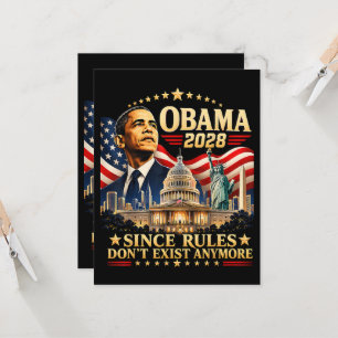Obama 2028 Seit Regeln nicht mehr existieren Einladung
