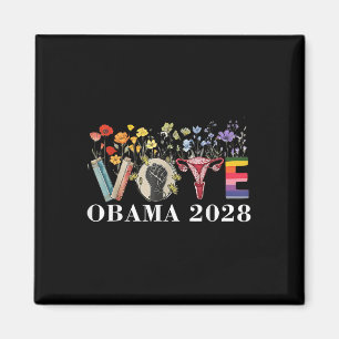 Obama 2028 Shirt Abstimmung Obama für Präsident 20 Magnet