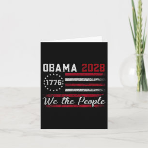 Obama 2028 Shirt Obama für Präsident Karte