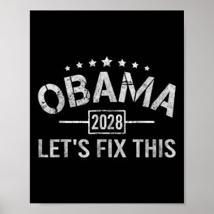 Obama 2028 Shirt Wahl Obama für Präsident 2028 _7 Poster