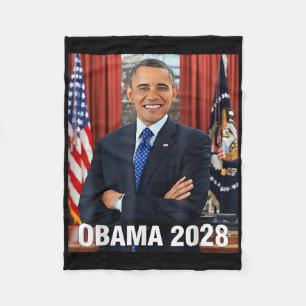 Obama 2028 Shirt Wahl Obama für Präsident 2028 Fleecedecke