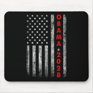 Obama 2028 Shirt Wahl Obama für Präsident 2028 Mousepad
