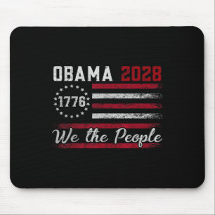 Obama 2028 T-Shirt Obama für Präsident Mousepad