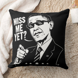Obama 2028 Vermisse Mich Schon Präsident 44 Lustig Kissen