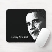 Obama - 20. Januar 2009 - Mousepad (Mit Mouse)