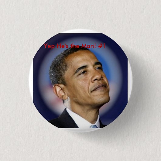 Obama%20reuters%20halo, ja ist er der Mann! #1 Button (Vorderseite)