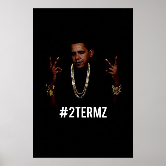 Obama 2Termz Wall Poster (Vorne)