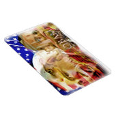 Obama, 44-45. Präsident_ PrePremium Flexi Magnet (Rechte Seite)