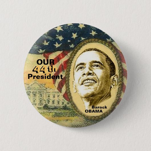Obama 44 button (Vorderseite)