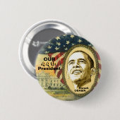 Obama 44 button (Vorne & Hinten)