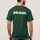 Obama 44 (Dbl versah) mit Seiten T-Shirt (Rückseite)