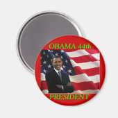 OBAMA 44. PRÄSIDENT MAGNET (Vorderseite/Rückseite)